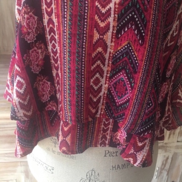 NWOT “Amethyst” tiered flounce tank top - Picture 3 of 3